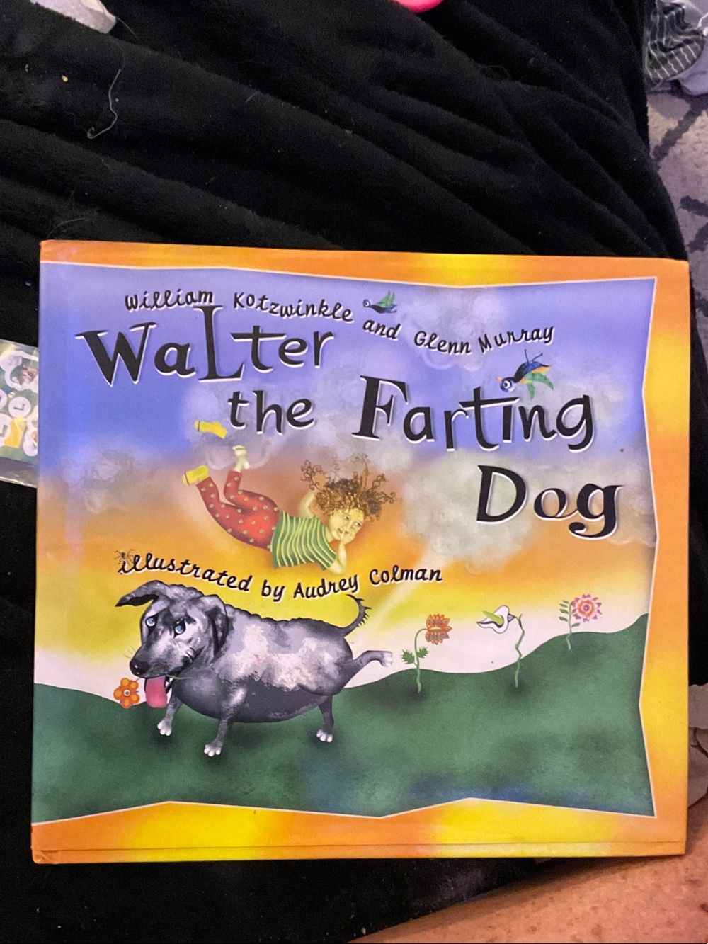 Walter the Farting Dog - Children's Picture Book (Orange/Green Cover)